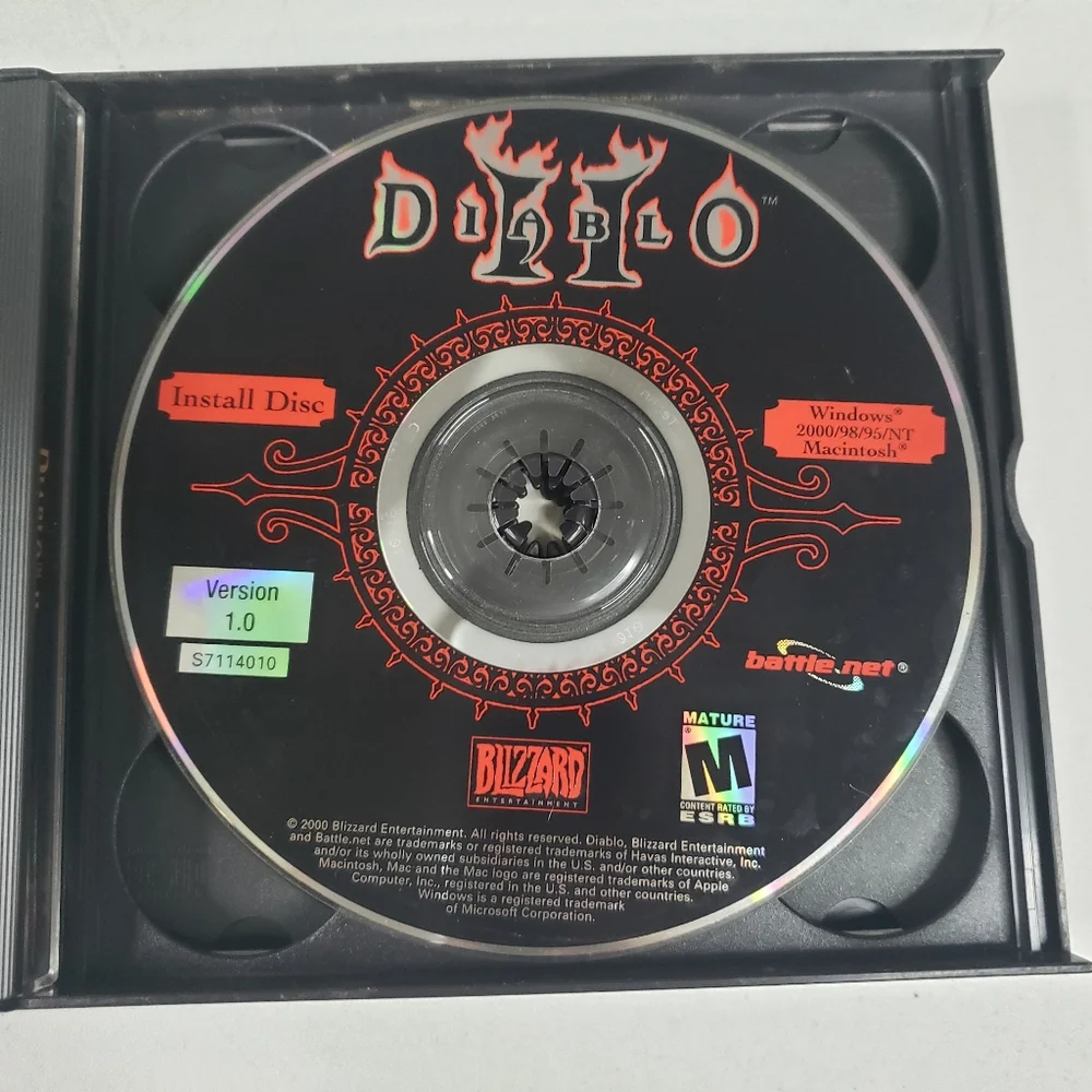 Diablo 2 (CD-ROM, 2000) by Blizzard Ent. Windows 2000, 98, 95, NT Macintosh